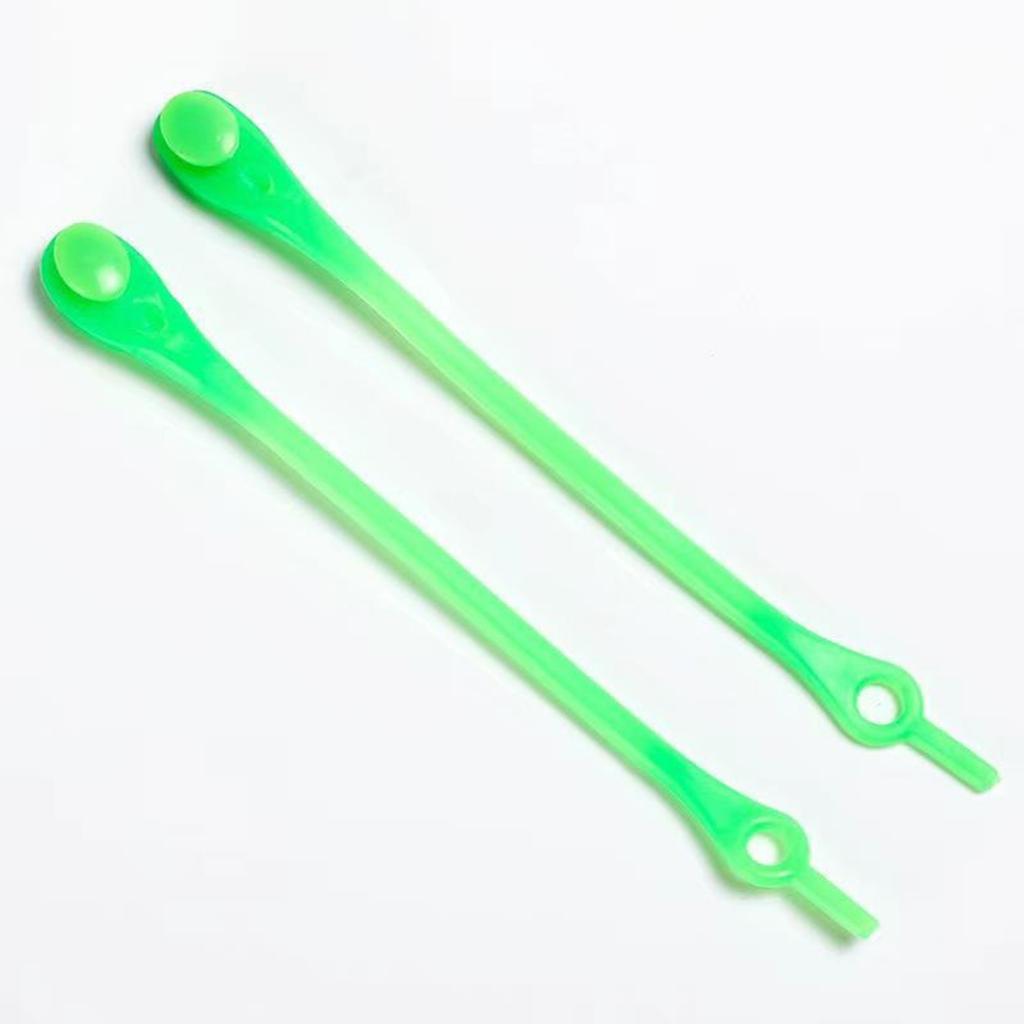 Взрослые силиконовые эластичные шнурки с круглым носком, эластичные, без завязывания