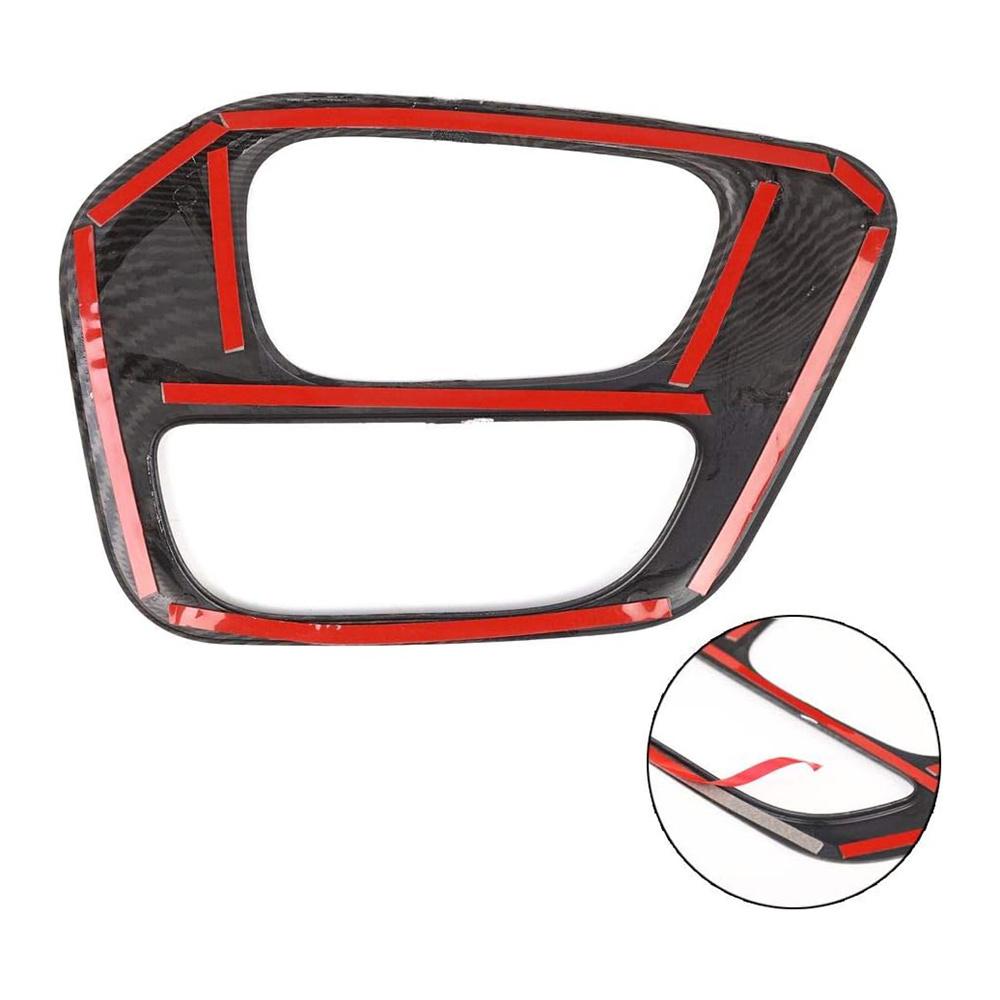 Декоративная накладка на центральную панель переключения передач для Dodge Challenger, под карбон