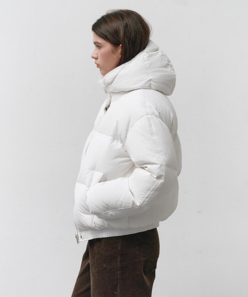 OSTKAKA Hood Option Duck Down Ivory