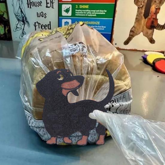 Набор из 3 шт. зажимов для хлеба в виде таксы, забавные зажимы для пакетов в виде попки, многоразовые пластиковые зажимы для запечатывания пищевых пакетов, оригинальные кухонные гаджеты