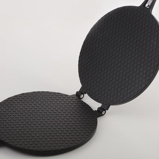 Пресс для тортильи из алюминия с антипригарным покрытием и ручкой для кухонной плиты большой мощности