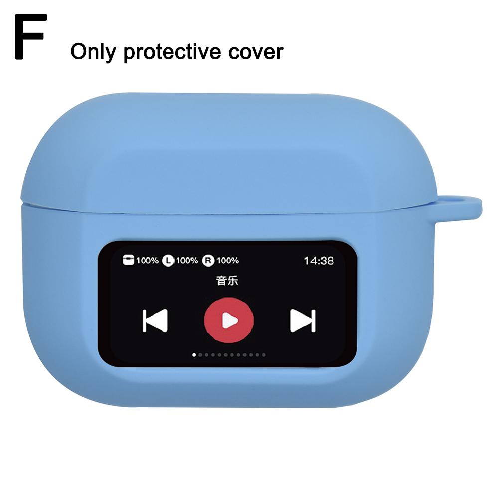 Для AirPods A9 Pro С Углублениями для Экрана Ударопрочный Противоскользящий Чехол-Крышка Защитный Чехол Для AirPods A9 Pro 50г