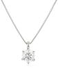 Diamond of Platinum Necklace DTMTFB03AMDI [D Collection] 0.3ct [Certificate Authenticity/H Color/SI2/GOOD]