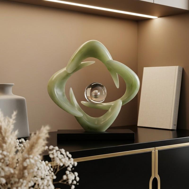 Mid-Century Style Resin Sculpture Decor Living Room Office Desk Cabinet Home Gift