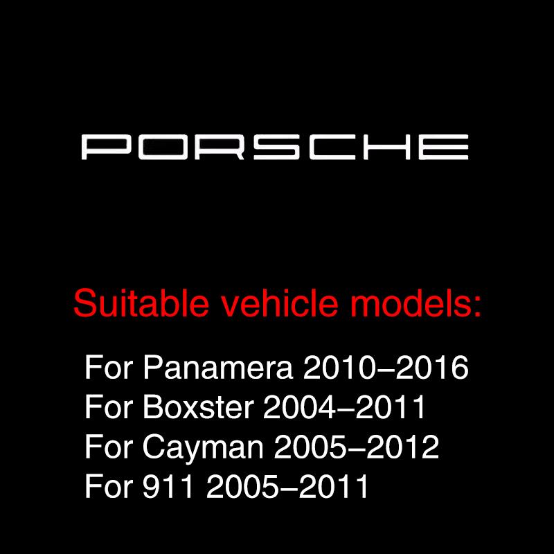 2 шт. Светодиодные проекторные лампы для дверей автомобиля, декоративный атмосферный свет Для Porsche Cayenne Panamera Macan 911 718 Taycan Boxster Cayman