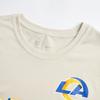 Nike Футболка Dri-Fit с логотипом бренда Los Angeles Rams, круглым вырезом, быстросохнущим материалом и коротким рукавом, детские топы, светло-серая 3Z1B3FC44-RAM