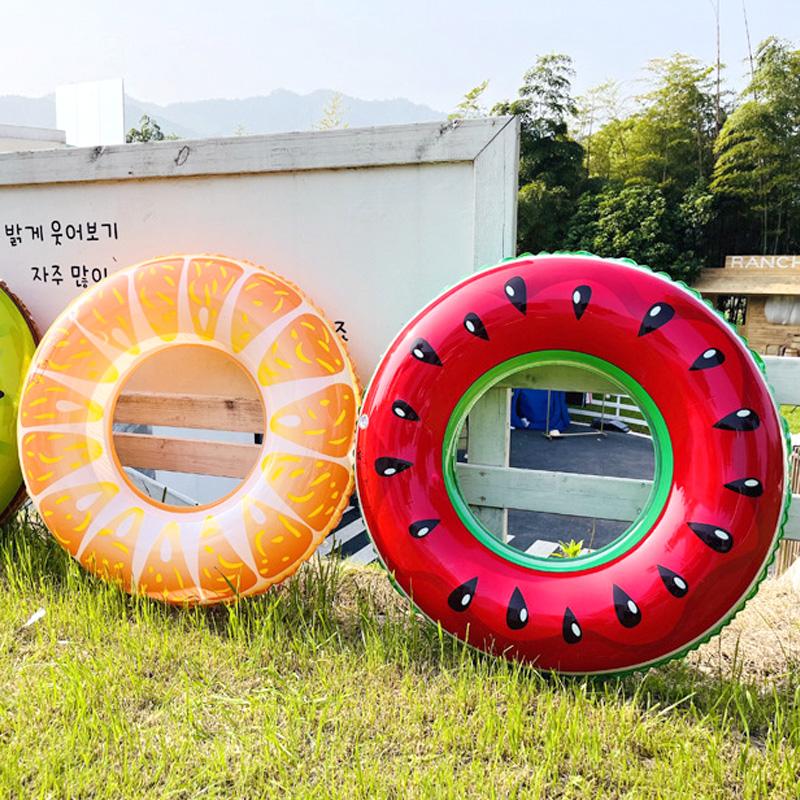 1 шт., матрас для бассейна, кольцо для плавания, круг для плавания, надувной поплавок с фруктовым узором, круги для плавания, пляж