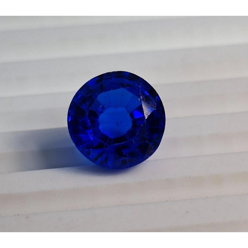 Beautiful Royal Blue Sapphire Natural Round Cut 7-9 Ct Certified Loose Gemstone