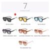 Vintage Oversized Sunglasses Women Retro Brand Big Frame Sun Glasses Female Black Yellow Ins Style Square Glasses