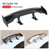 Car Universal Mini Spoiler Tail Wing Carbon Fiber Look Mini Modified Tail Wings Model Auto Styling Decoration Car