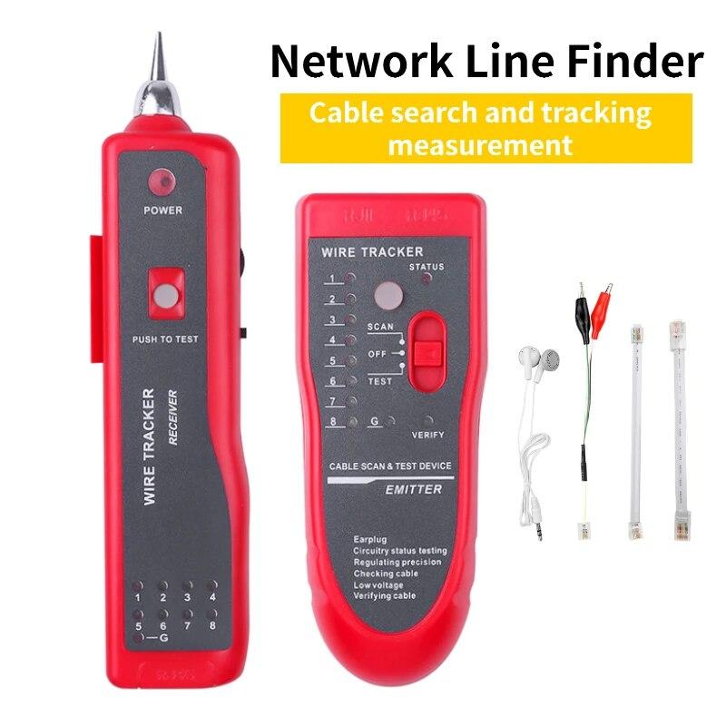 Cat5 Cat6 RJ11 RJ45 Тестер сетевого кабеля Ethernet LAN Детектор телефонного провода Tracker Line Finder Кабель Диагностика Набор инструментов