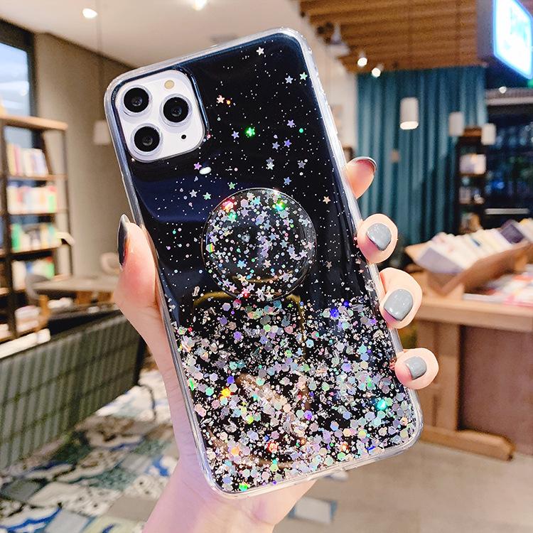 Роскозный цыганский глиттер для чехла мобильного телефона iPhone16promax Apple 17 кронштейн 15 Эпоксидный защитный чехол