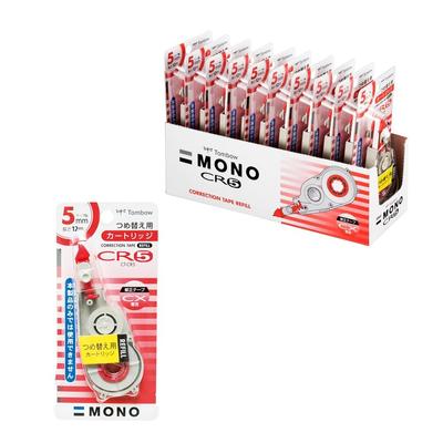 Сменная кассета для коррекционной ленты Tombow MONO CX, 5 мм (Сменная кассета для CT-CX5) 10 шт. CT-CR5-10P