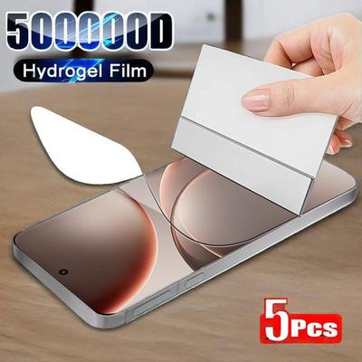 5 шт. Гидрогелевая пленка для OPPO Find X9 X8 X7 X6 Pro Reno 14 13 FS Полное покрытие Защитная пленка для экрана для OPPO