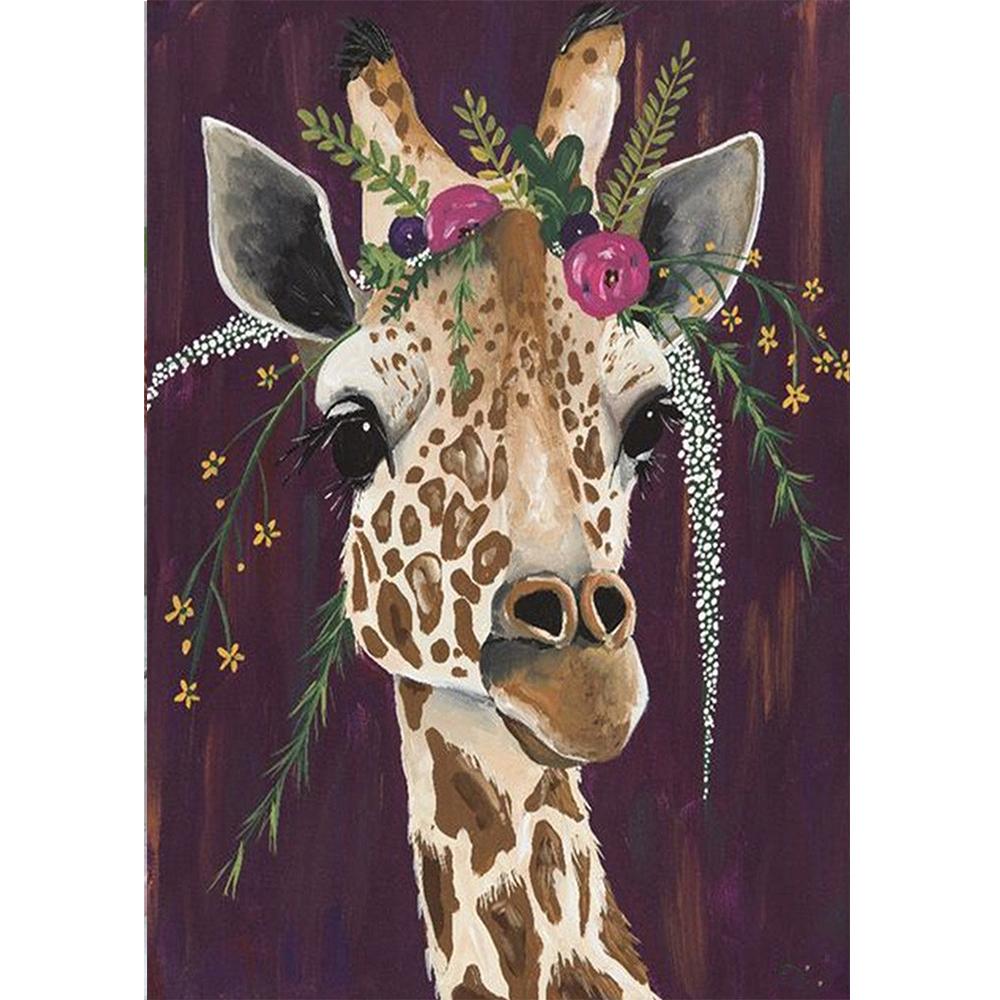 5D Diamond Painting Diy Cartoon Animal Pattern Full Diamond Handmade Diamond Embroidery Mosaic Home Living Room Decoration