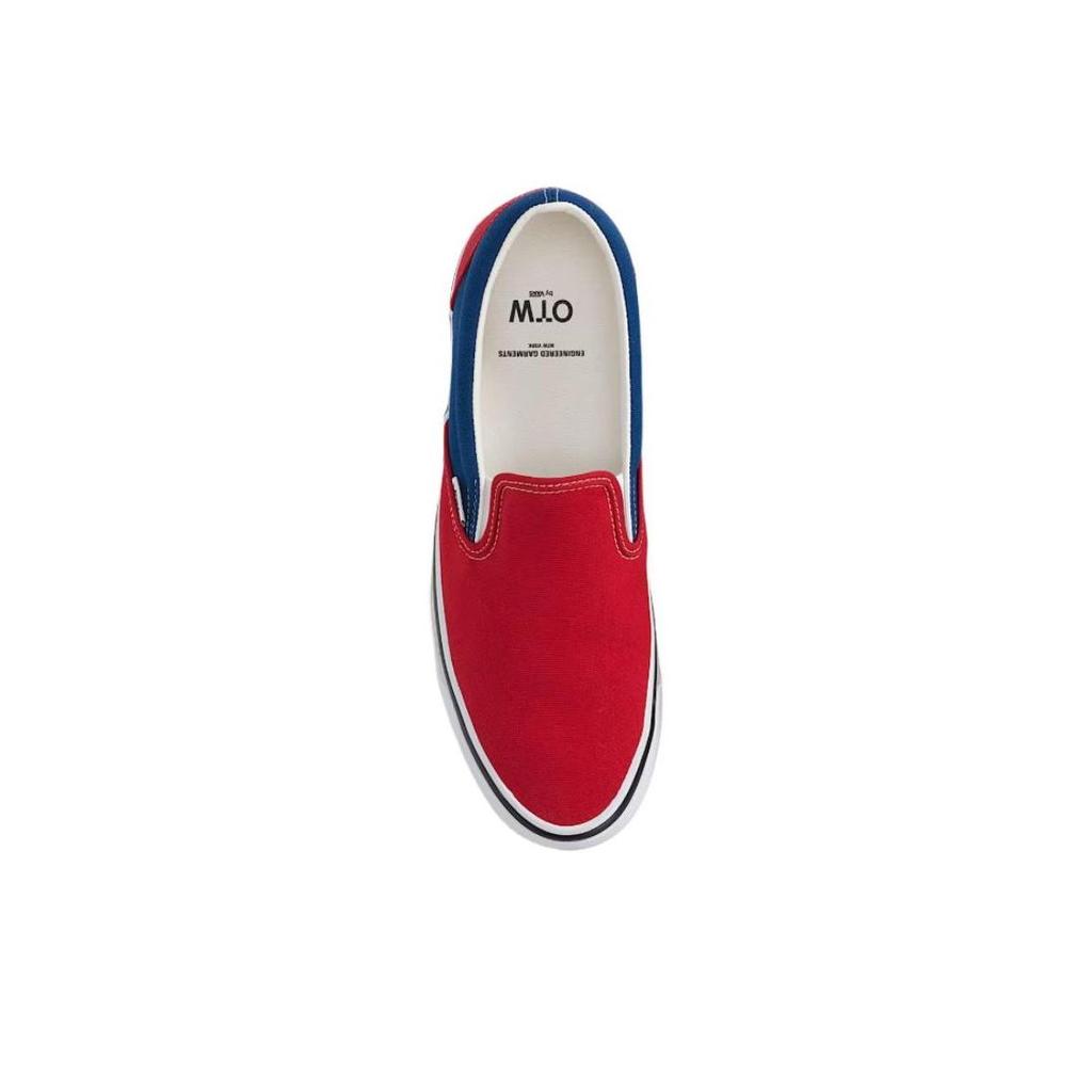Vans Unisex OTW Classic Slip-On 98 Engineered Garments Canvas Red Blue VN000EBPZ11