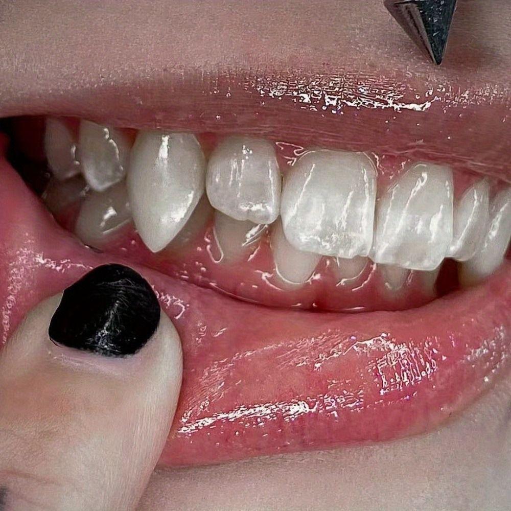 1/4Pair Realistic Teeth Zombie Teeth Resin Cosplay Fake Teeth Halloween Fangs Cosplay Costume