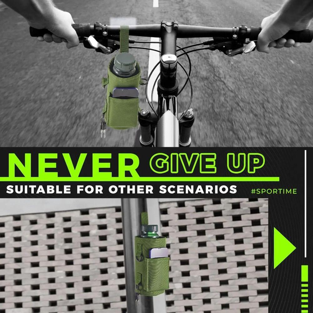 Large Capacity Water Bottle Sling Bag Waterproof Sports Water Bottle Bag Gym Bottle Bag  Gym