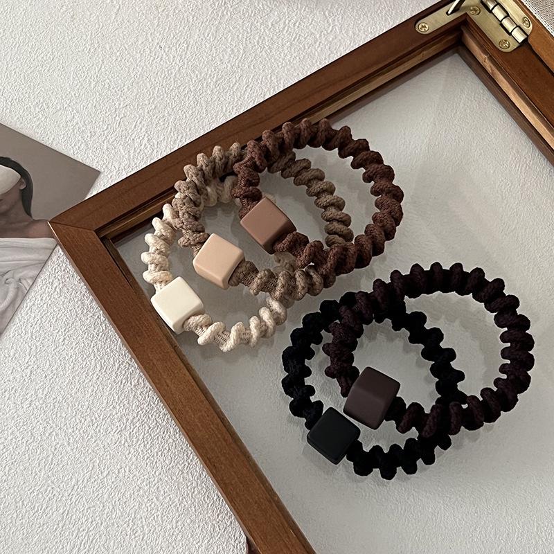 High-Elastic Spiral Anti-Slip Hair Tie for High Ponytails and Voluminous Styles