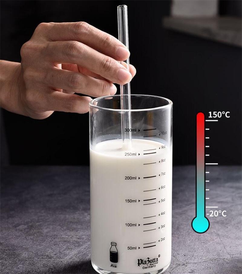 Соломинки из боросиликатного стекла, экологически чистые многоразовые соломинки для коктейлей, барных аксессуаров, соломинки с кисточками