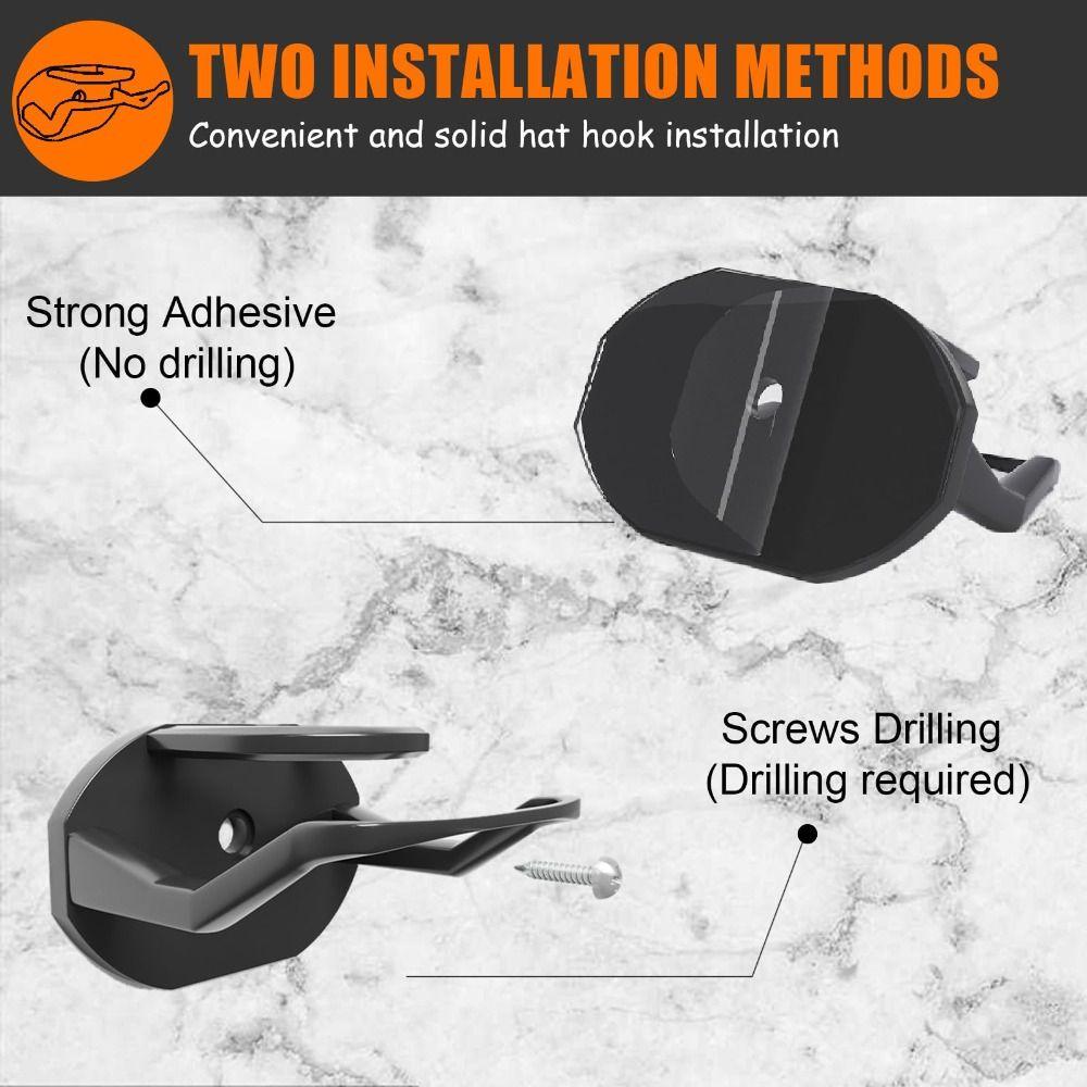 1/4Pcs Space Saving Hat Rack for Baseball Caps Plastic Hat Storage Organizer Hanger for Home Decor