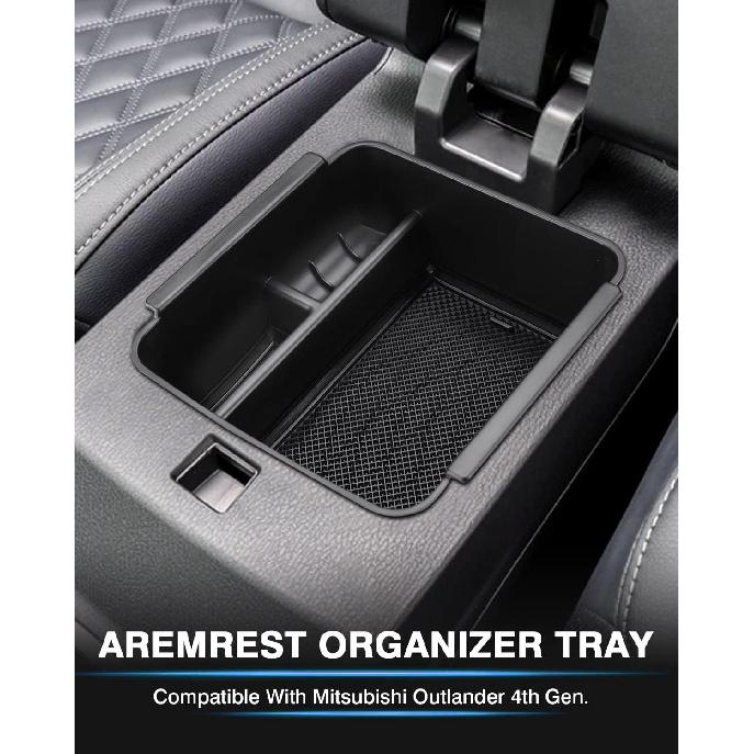 Karltys Center Console Organizer Tray For Mitsubishi Outlander -2025 2026 Accessories (NOT For Outlander Sport) Middle Console Organizer Armrest