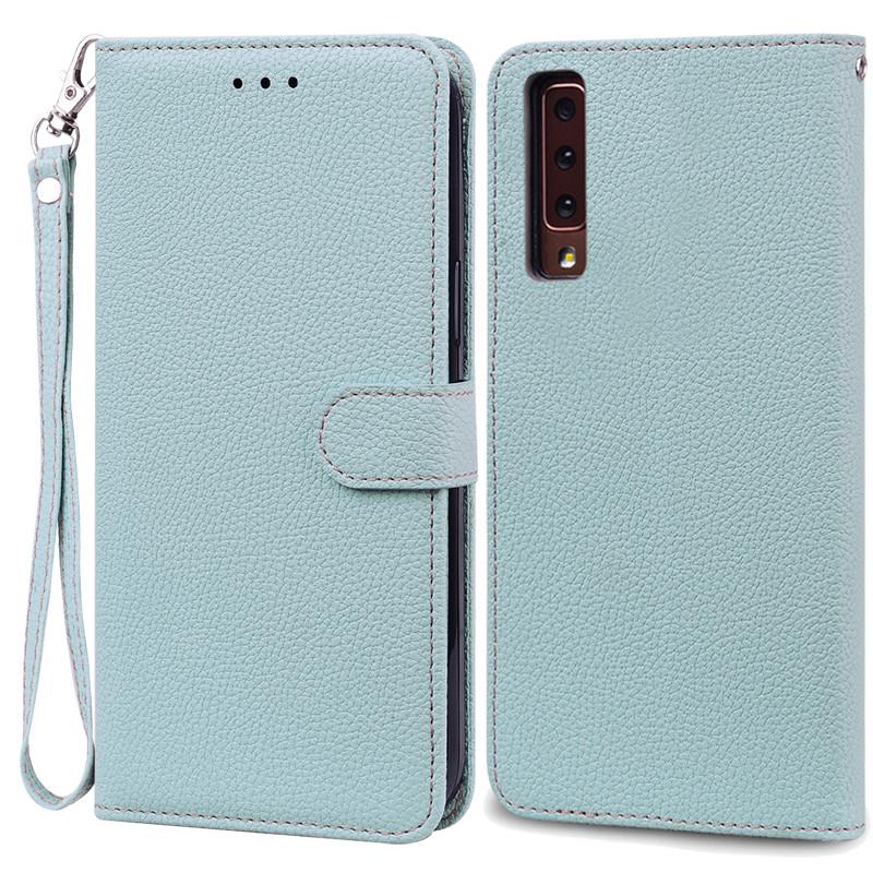 For Samsung Galaxy A7 2018 Case Galaxy A 7 2018 Cover Luxury Leather Flip Case For Samsung Galaxy A7 2018 SM-A750F Phone Cases