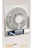 Portable Desktop & Wall-Mount Fan: Silent, Folding, Lightweight, USB Charging for Bedroom/Office