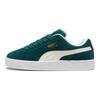 Puma Замшевые XL Темно-миртовые унисекс-кеды Зеленый Тепло-белый 395205-21