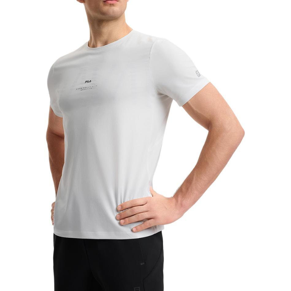 FILA Fitness T Shirt Men's Starlight White A11M511104F-WT