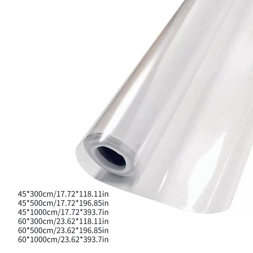 Статическая съемная контактная бумага прозрачная электростатическая защитная настенная пленка рулон ПЭТ липкая наклейка для кухни и офиса