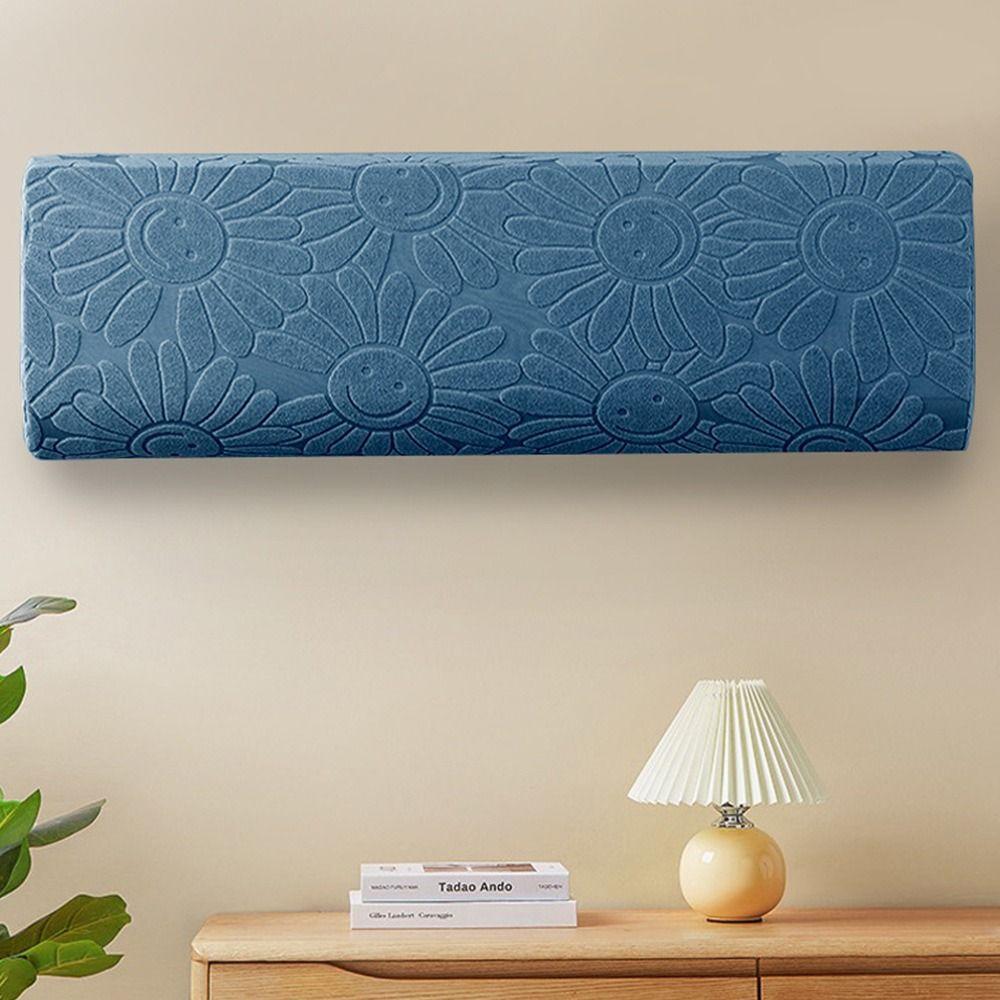 1 шт. Настенный чехол для кондиционера, эластичная ткань, настенный пылезащитный чехол для вентилятора, домашний декор, протектор для кондиционера