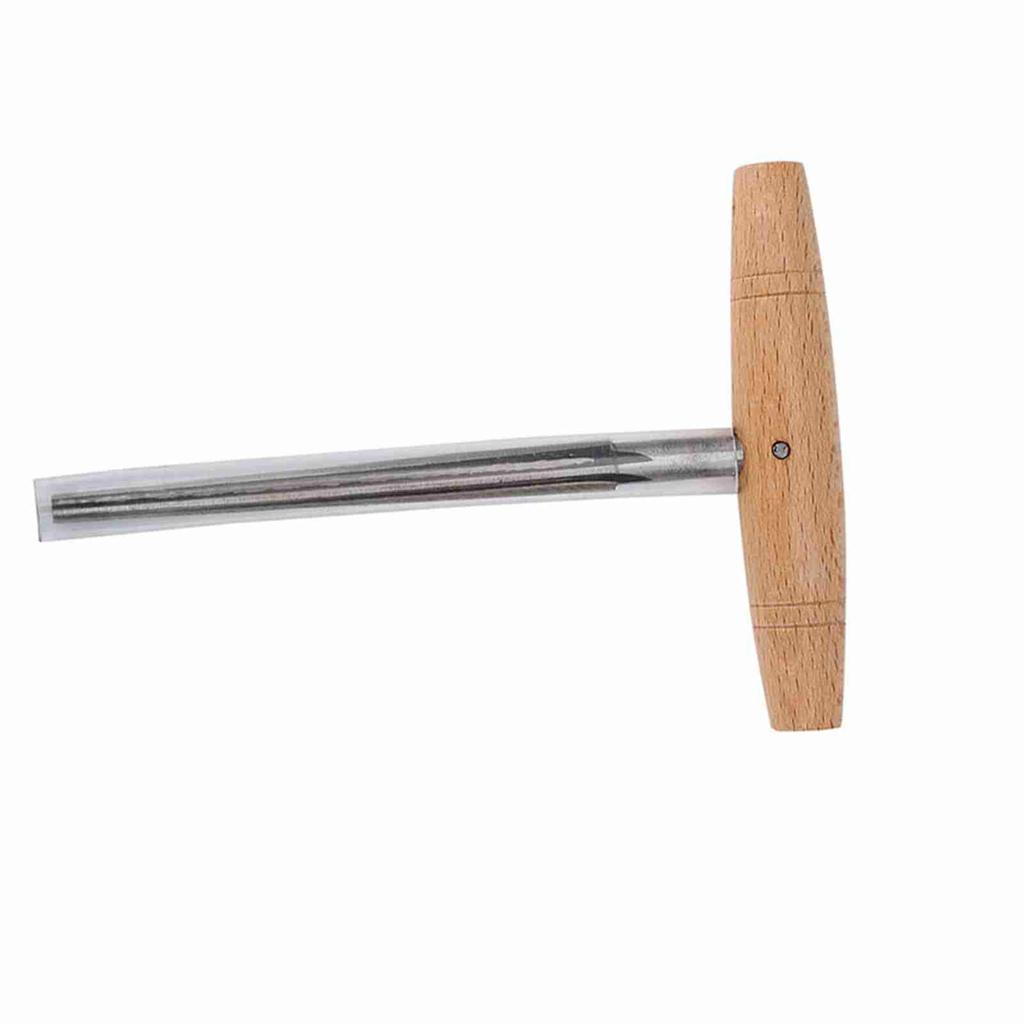Прочная стальная развертка для отверстий под колки с деревянной ручкой, инструмент лютье для ремонта скрипки 3/4 4/4