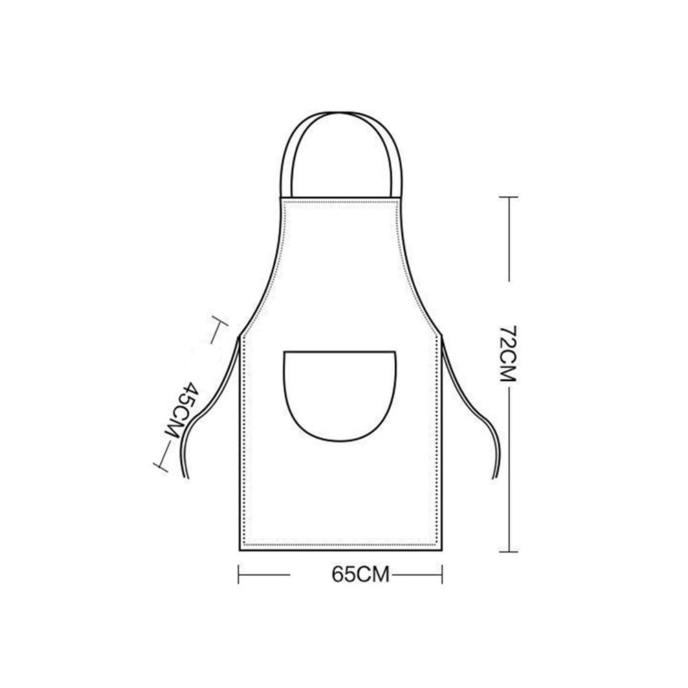 PVC Apron Waterproof Cooking Work Clothes New Kitchen Smock