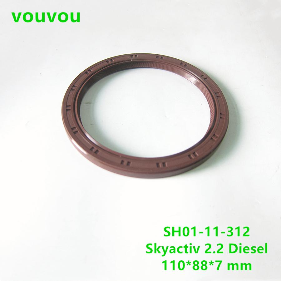 Car accessories SH01-11-312 skyactiv diesel engine wheel crankshaft oil seal for Mazda 3 BM BN CX5 KE KF Mazda 6 13-20 11-399