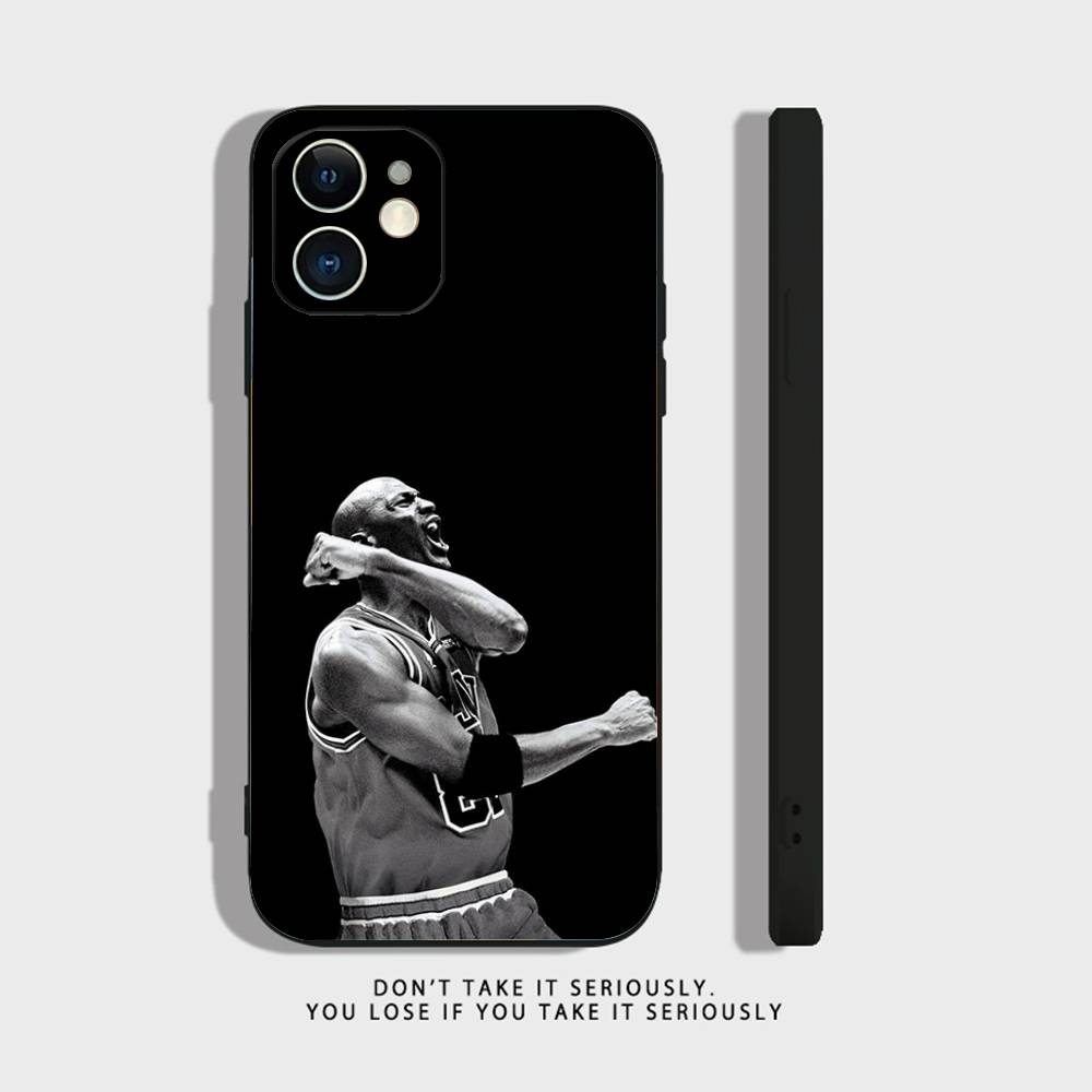 Чехол для телефона с баскетбольным мячом для iPhone 17,16,15,14,13,12, J-Jordan 23,11,X,XR,XS,Plus,Mini,Pro,Max Мягкий черный Ударопрочный чехол
