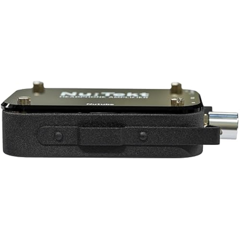 KORG Korg Nu: Tekt HA-S Headphone Amplifier Kit Headphone Amp with Nutube DAC Tube Amp Black
