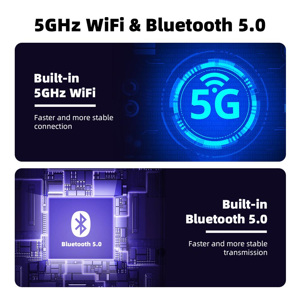 Мини беспроводной адаптер 2 в 1 CarPlay и Android Auto Смарт-бокс с искусственным интеллектом для автомобильной магнитолы с проводным CarPlay и Android auto