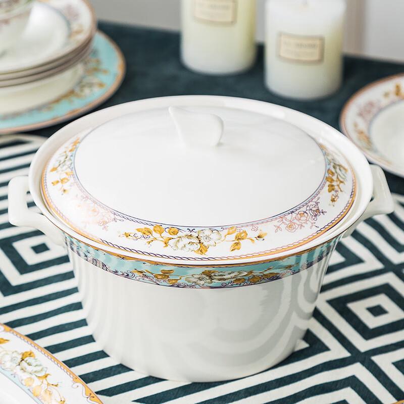 56-Piece Ceramic Dinnerware Set