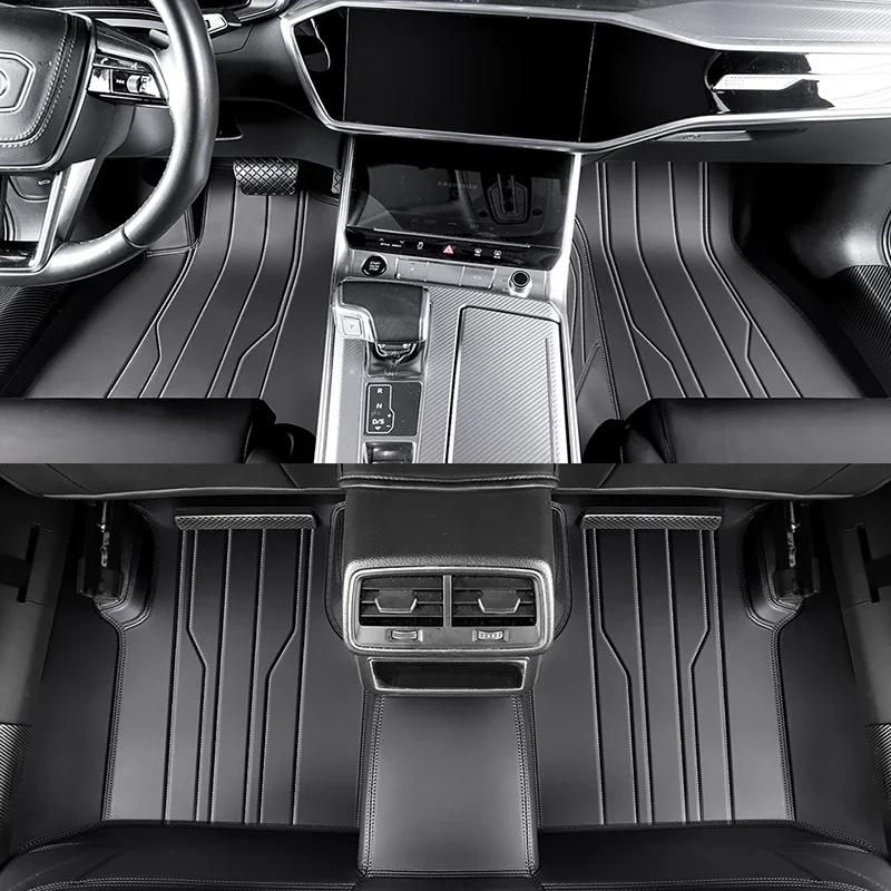 Индивидуальный коврик для пола автомобиля с полной защитой для BMW 5 серии E39 1995-2004 E60 F10 G30 2017-2022 G60 Аксессуары для интерьера Ковер