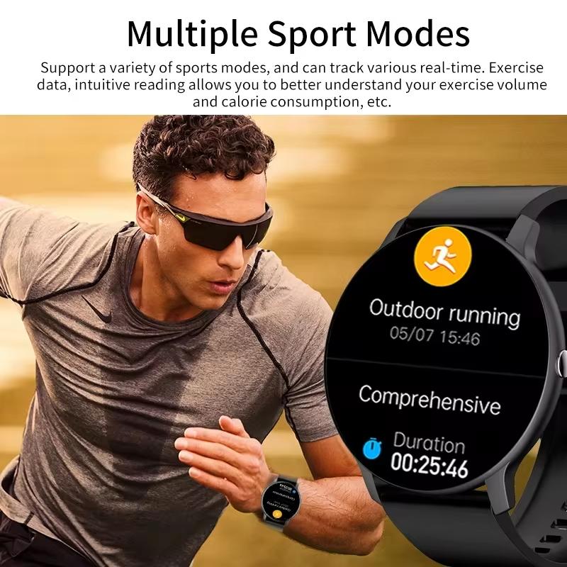 New Digital Wrist Smart Watch Electronic Wristwatch Fitness Smartwatch Sport Connected Clock For Men Women Waterproof Android IOS