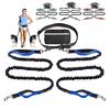 Dog Leash with Waist Bag Reflective Retractable Leash for Two Dogs