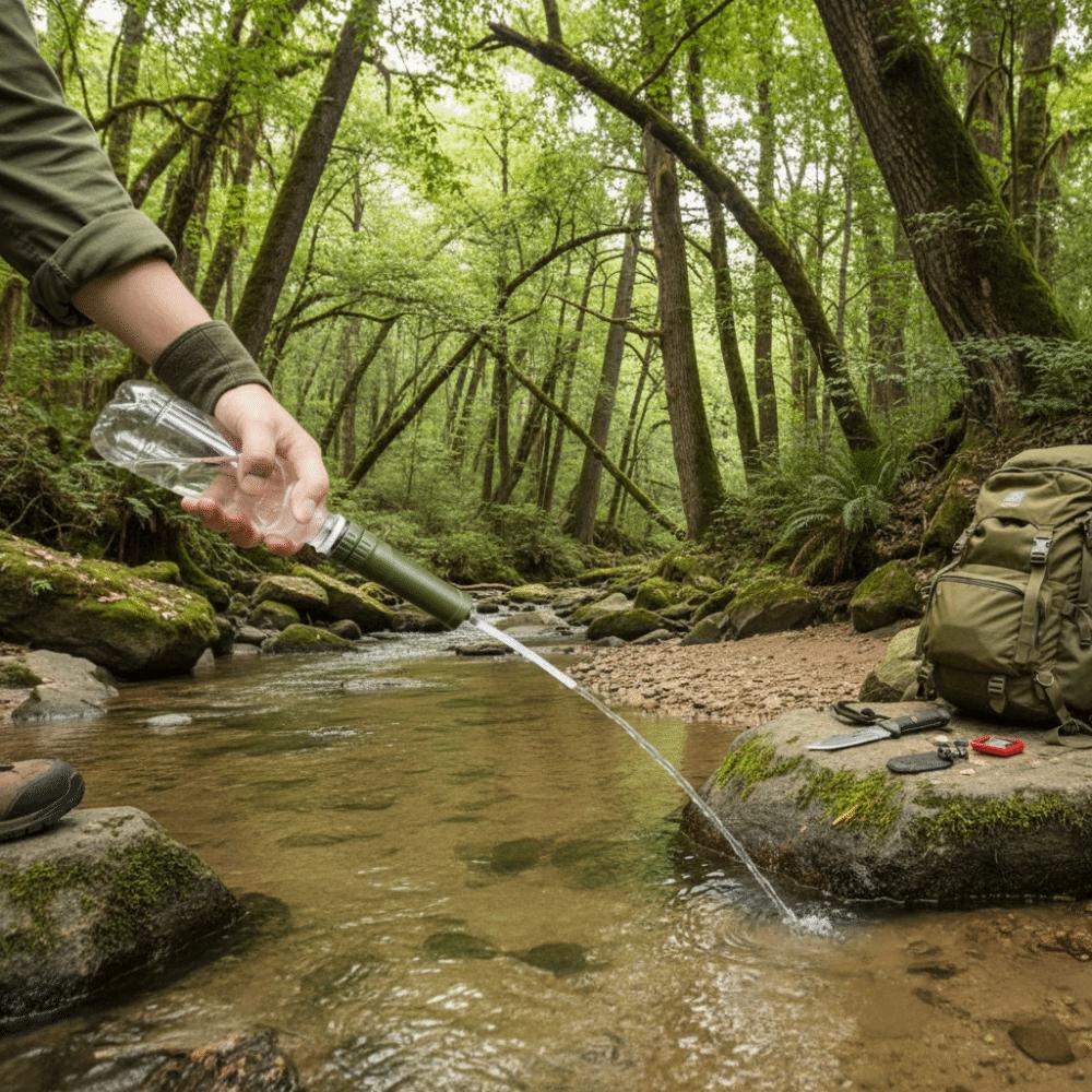 Purification Outdoor Mini Water Filter ABS Outdoor Water Purifier Straw Water Purifier Emergency