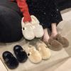 Fashion 2025 Winter Fluffy Fur Slippers Women Platform Female Footwear Loafers Fur Casual Slides Autumn Comfort Home Shoe