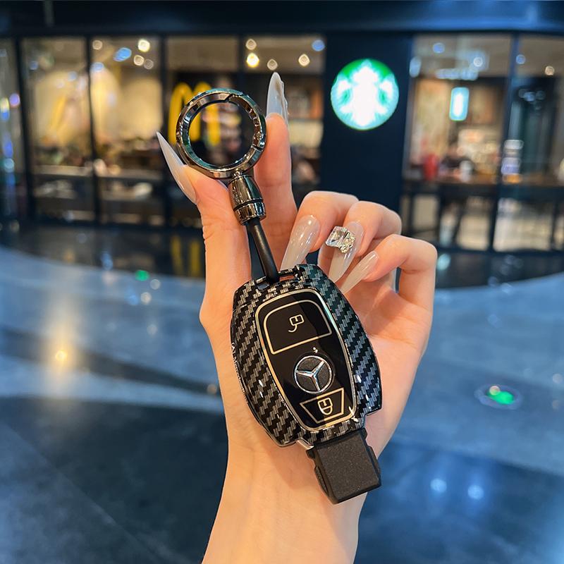 TGM3 NEW Car Key Case Cover Key Bag for Mercedes Benz A B C S Class AMG GLA CLA GLC W176 W221 W204 W205 Holder Shell Keychain