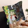 Anime YYotsuba Sweet Classic Movie Pillowcase Toon Gift Cushion Cover Bedroom Home Sofa Chair Seat Decor Pillow Case
