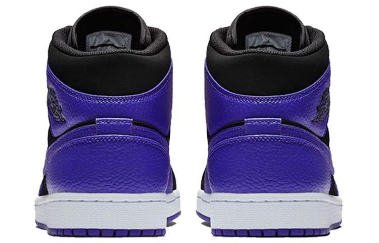 Jordan 1 Mid Black Dark Concord 554724-051