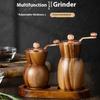 Manual Salt Pepper Grinders Multi-purpose Pepper Mills Salt with Base Salt and Pepper Shakers Cooking Tools Kitchen Accessories