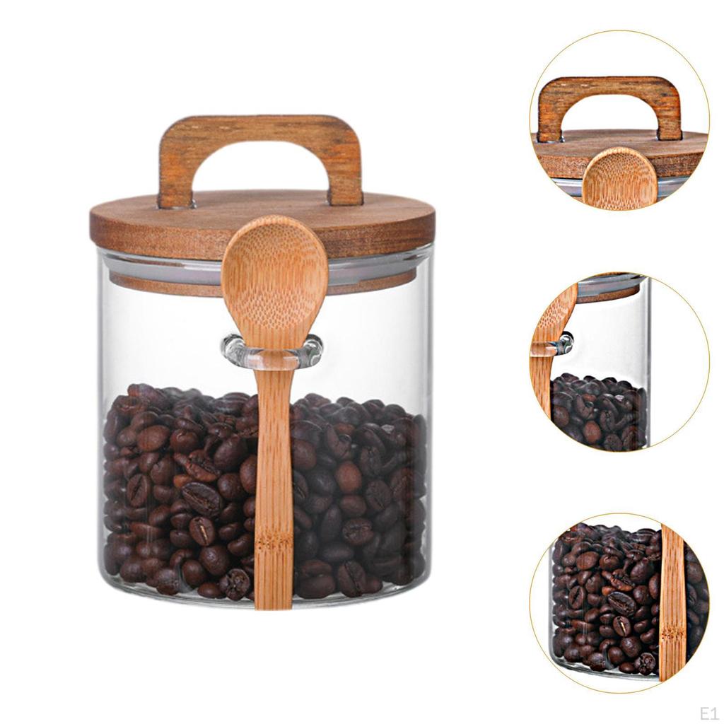 Набор герметичных стеклянных канистр для хранения на кухне