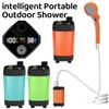 Outdoor Camping Shower Waterproof Rechargeable Portable Electric Shower Pump for Hiking Backpacking Travel Beach Pet Bathing